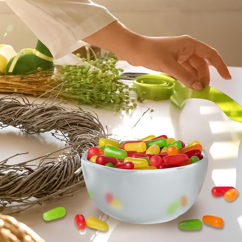 MIKE AND IKE open box displaying mixed fruit candies ready to share