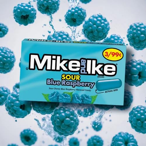 MIKE AND IKE mini pack close-up in hand highlighting portable portion and bold flavor