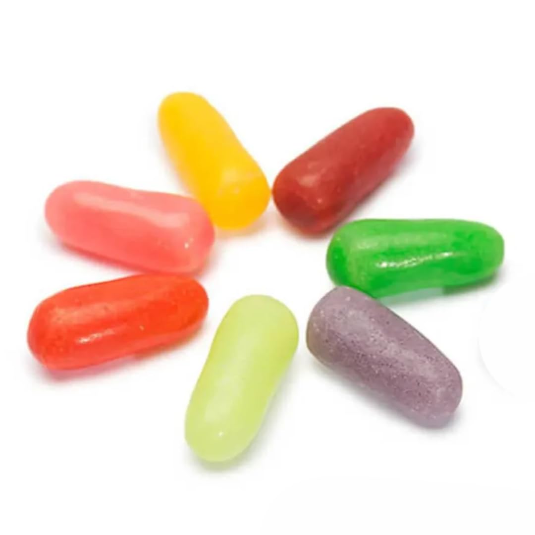 LYZA'S SWEETS & TREATS open bag spilling candies showing easy access and reseal benefit