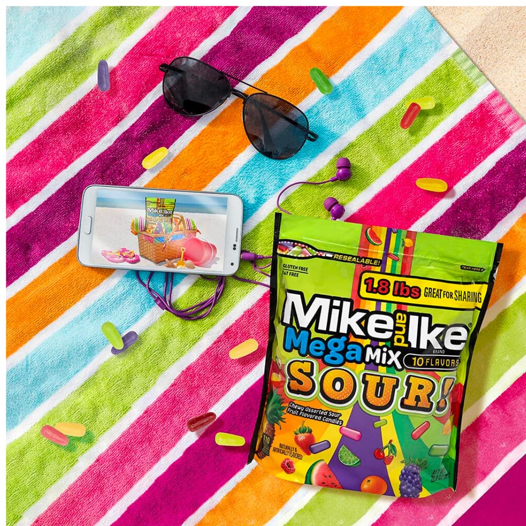 LYZA'S SWEETS & TREATS bag held in hand to show 1.8 lb scale and portioning convenience