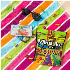 LYZA'S SWEETS & TREATS bag held in hand to show 1.8 lb scale and portioning convenience
