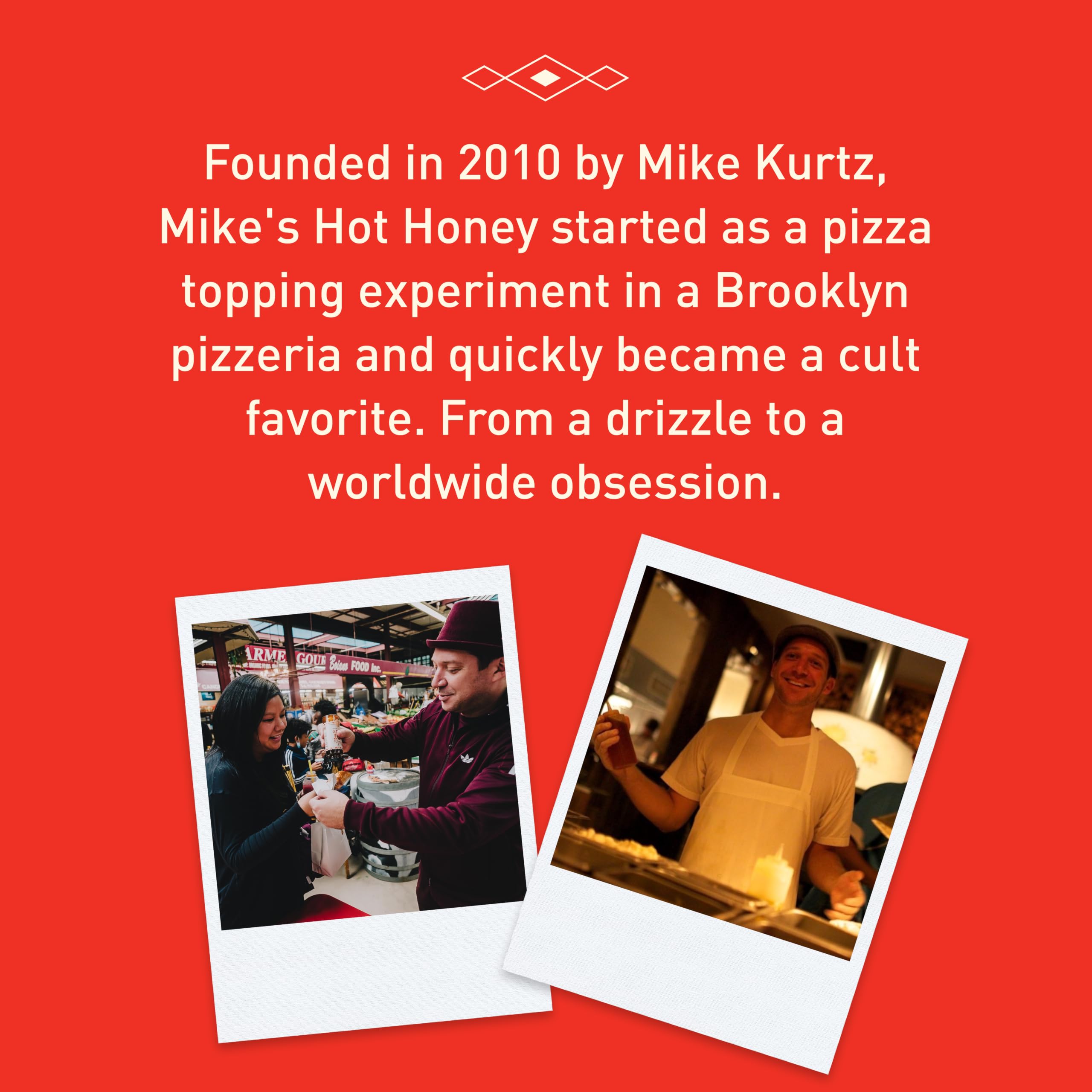 Mike's Hot Honey in a kitchen lifestyle shot inspiring everyday culinary uses