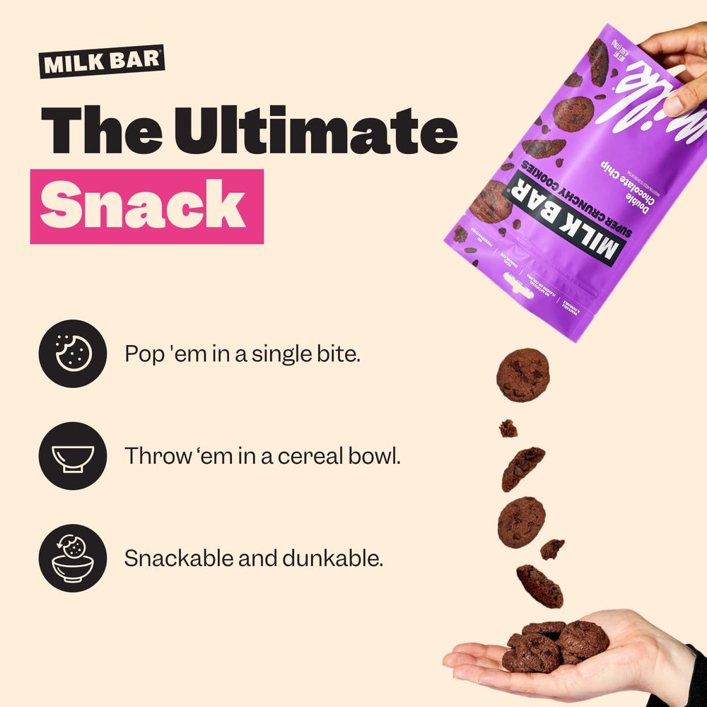 Milk Bar brown butter chocolate chip cookie texture close-up showing caramelized notes and crisp bite