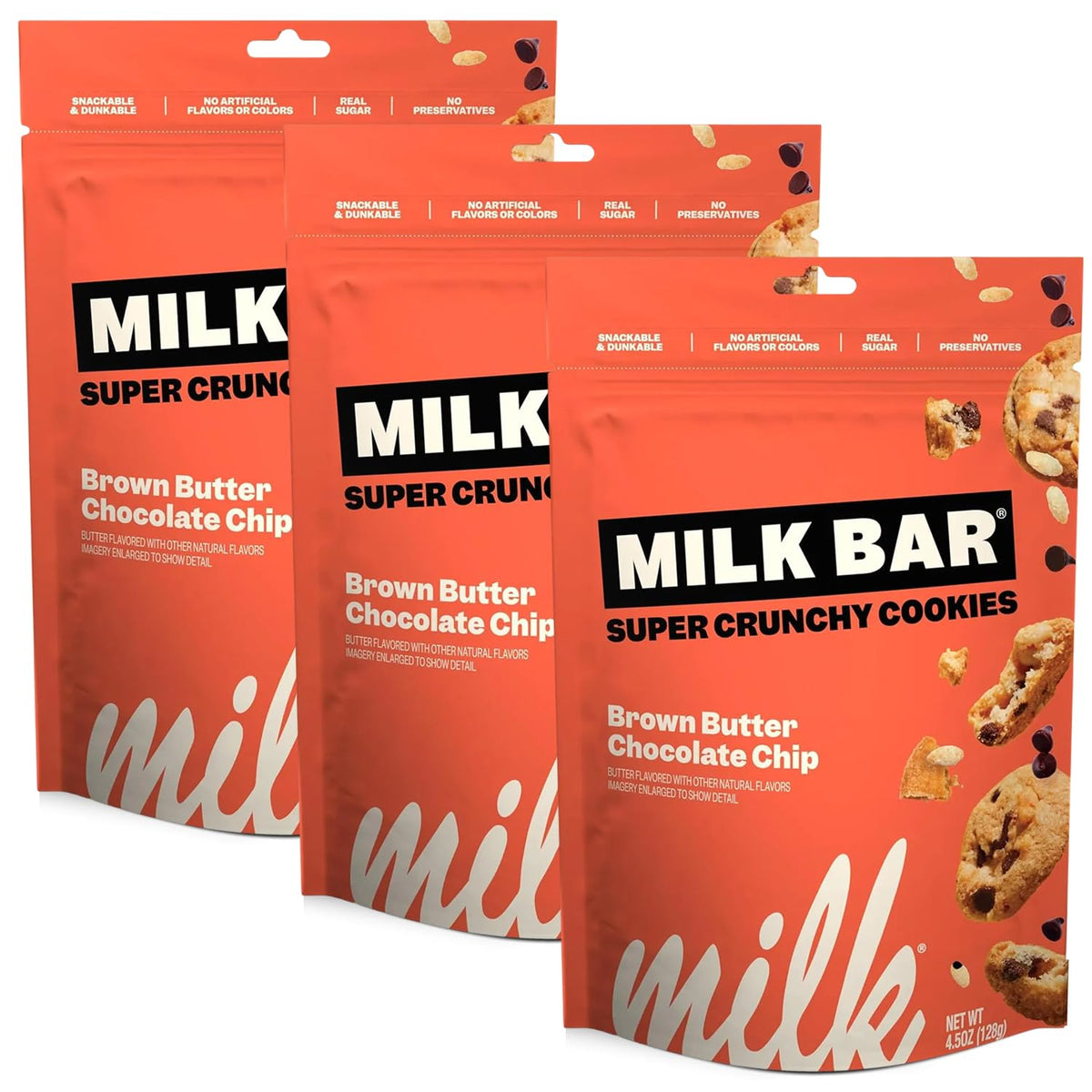 Milk Bar front packaging showing product and brand for easy shelf recognition