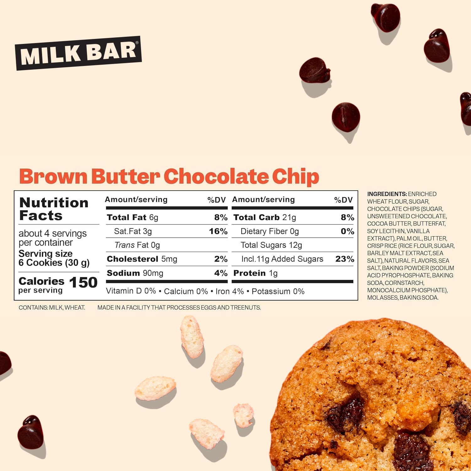 Milk Bar Crunchies beside coffee in a lifestyle scene showing pairing enjoyment