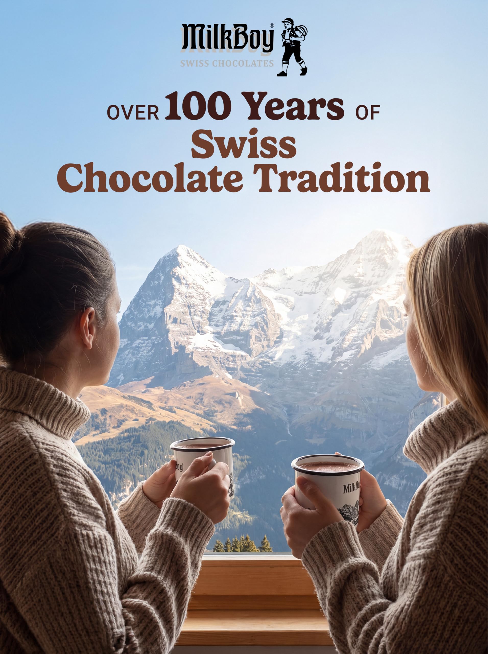 MilkBoy powdered mix used as brownie topping, shows versatile recipe benefit
