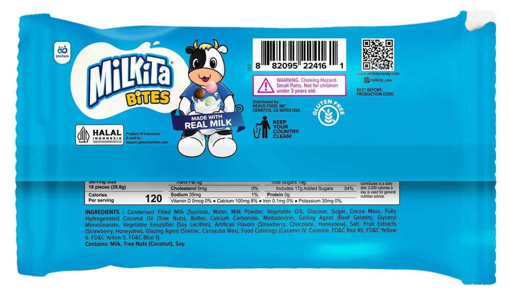 Milkita candies in a gift bag for easy gifting and sharing