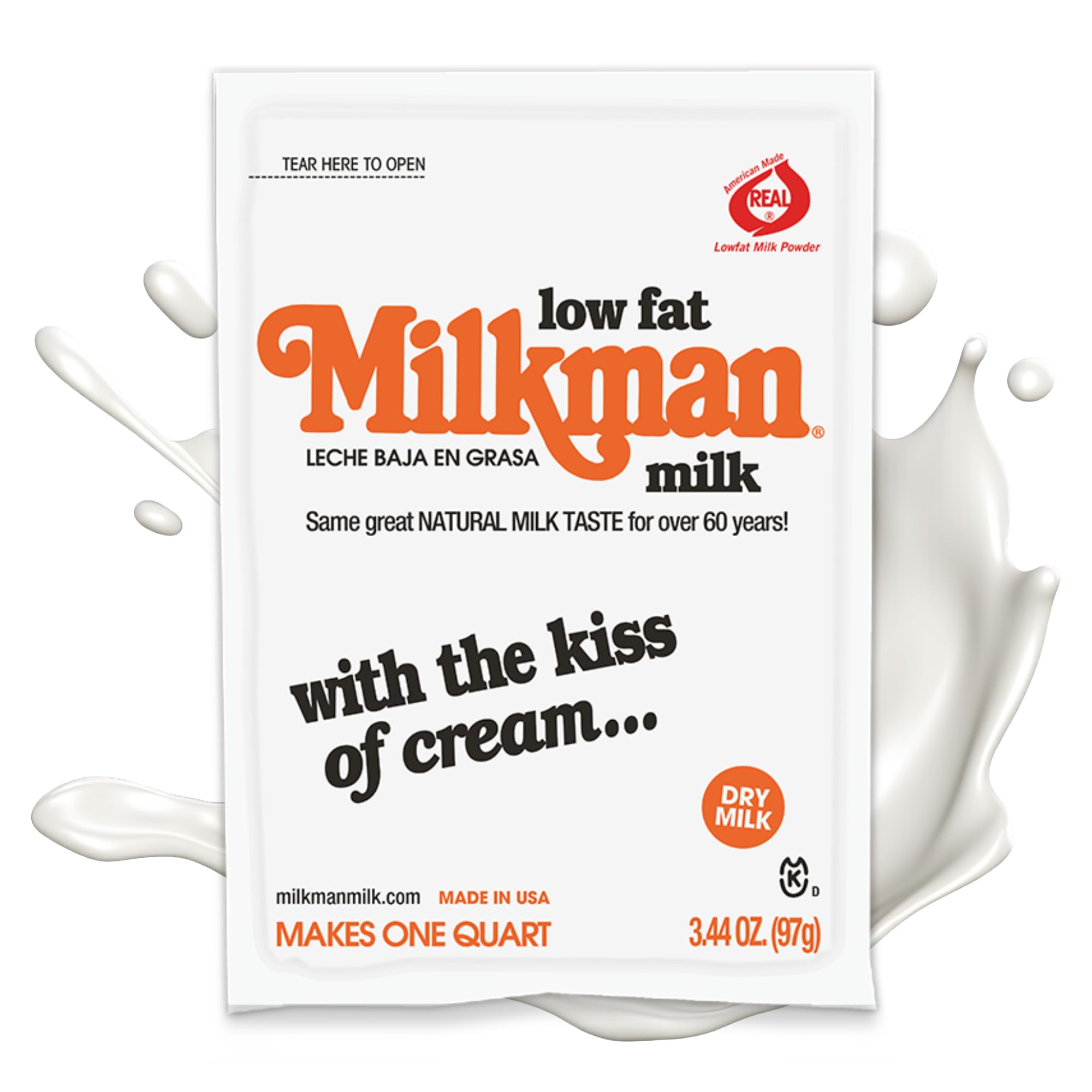Milkman front packaging 4-pack showing brand and convenience benefits