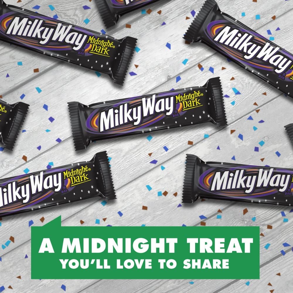 MILKY WAY close-up of dark chocolate coating highlighting rich cocoa flavor
