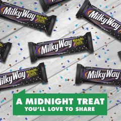 MILKY WAY close-up of dark chocolate coating highlighting rich cocoa flavor