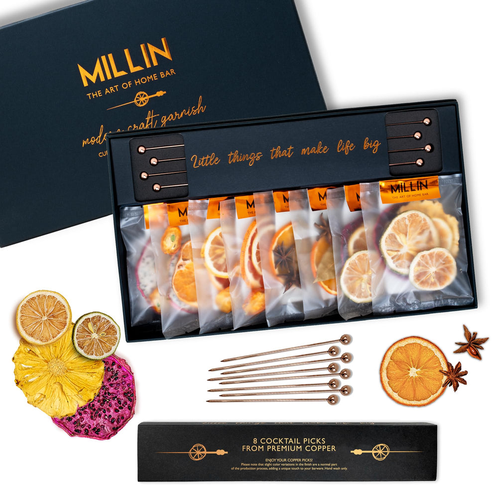 Millin gift set front packaging showing premium presentation and ready-to-gift benefit