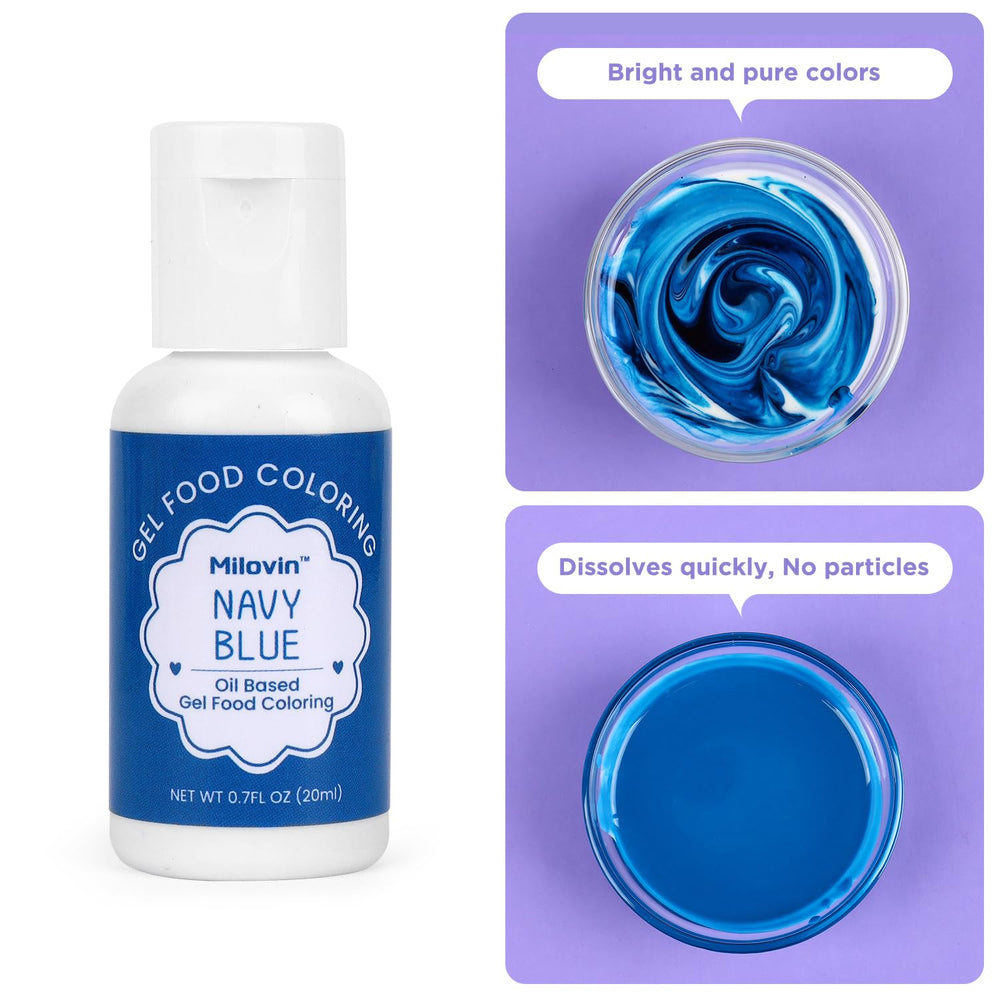 Milovin buttercream piped pink and blue illustrating smooth texture and bright color