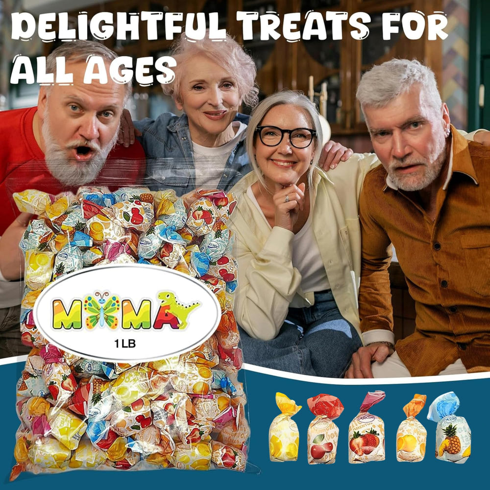 MIMA MIMA candies arranged in a gift basket to illustrate gifting use