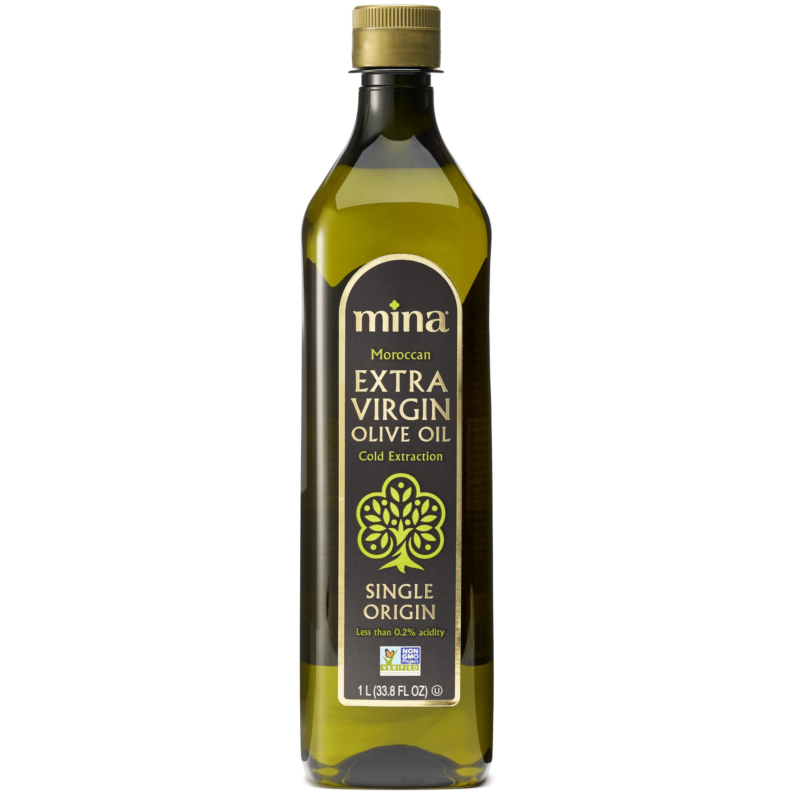 Mina front bottle showing label and easy pantry identification