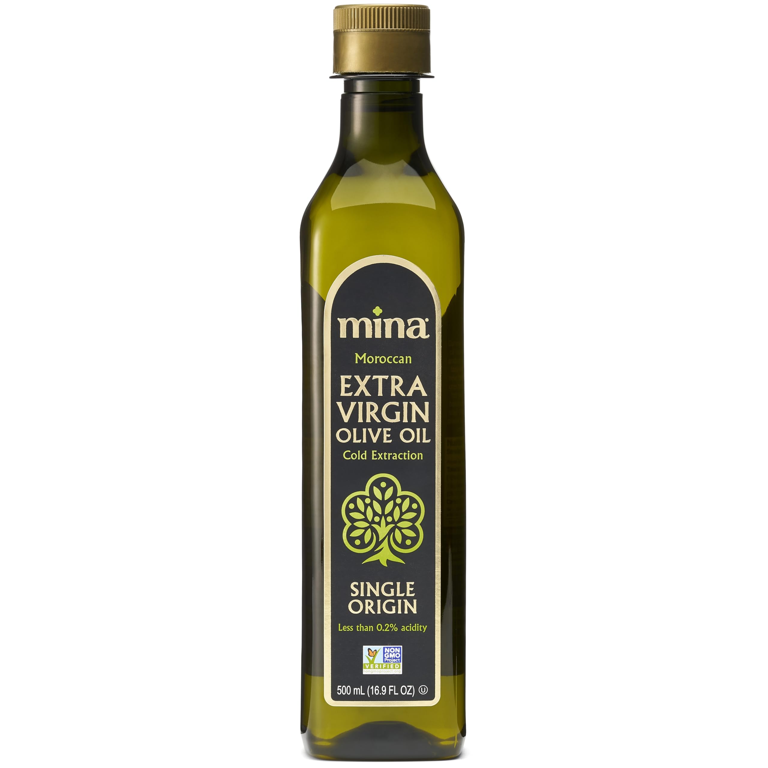 Mina front packaging 500ml showing bottle and branding for quality