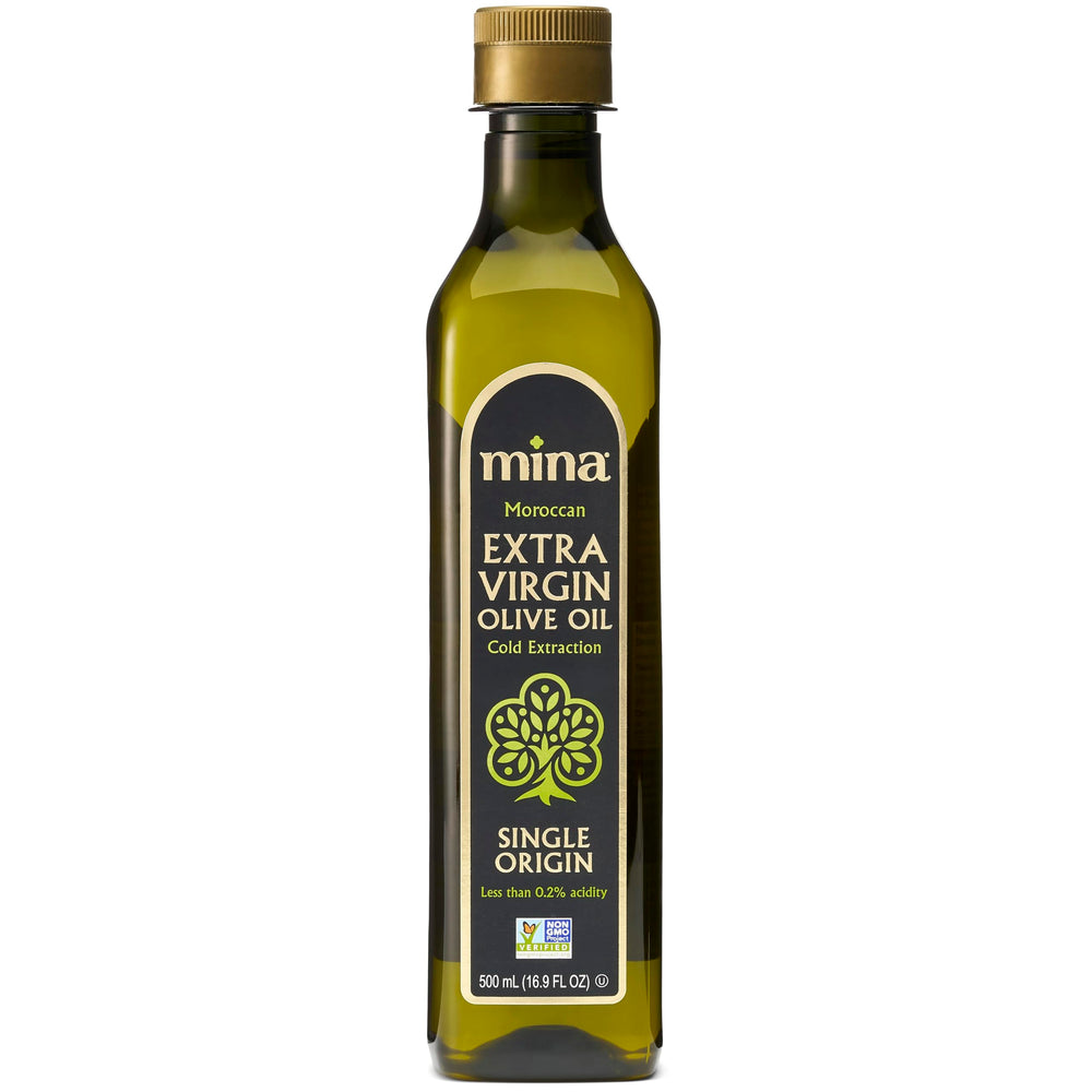 Mina front packaging 500ml showing bottle and branding for quality