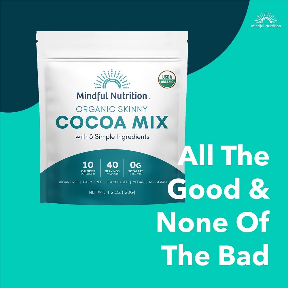 Mindful Nutrition mixed with plant milk for creamy dairy-free chocolate