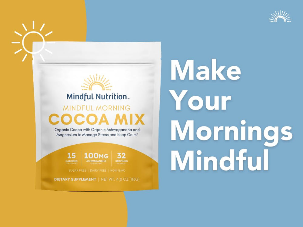 Mindful Nutrition prepared hot chocolate cup demonstrating creamy result
