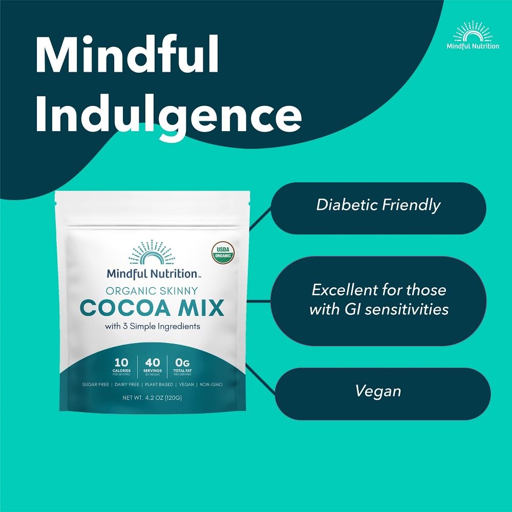 Mindful Nutrition packet beside a scale showing 40 servings portable size