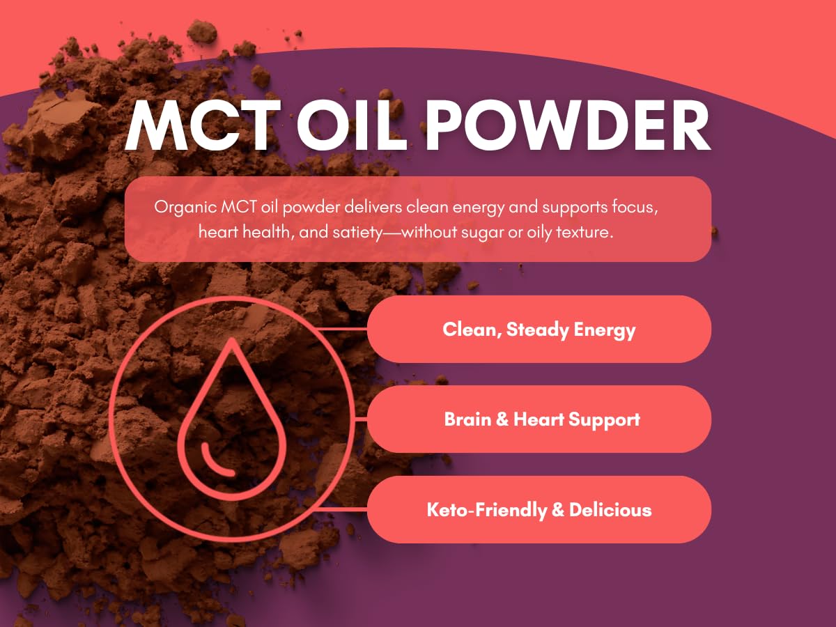 Mindful Nutrition spoonful of mix over bowl highlighting scoopable powder