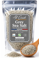 Mineral Celtic Salt front packaging showing resealable 12 oz pouch and benefits