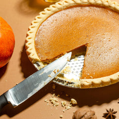 Minimalist pumpkin powder reconstituted in bowl demonstrating puree-like convenience