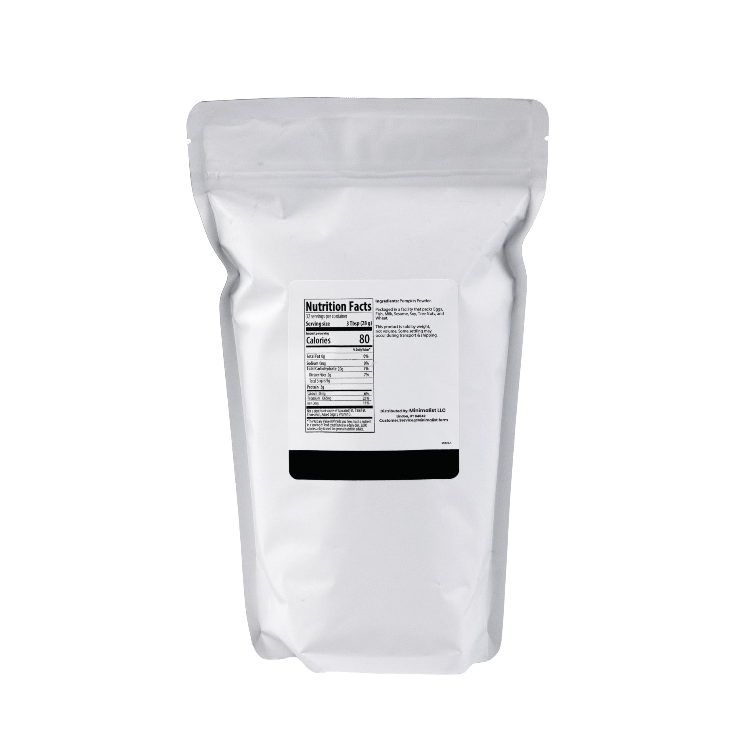 Minimalist pumpkin powder texture close-up highlighting fine grind for easy blending