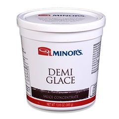 MINOR'S demi-glace dissolving in pan adds rich flavor and quick sauce