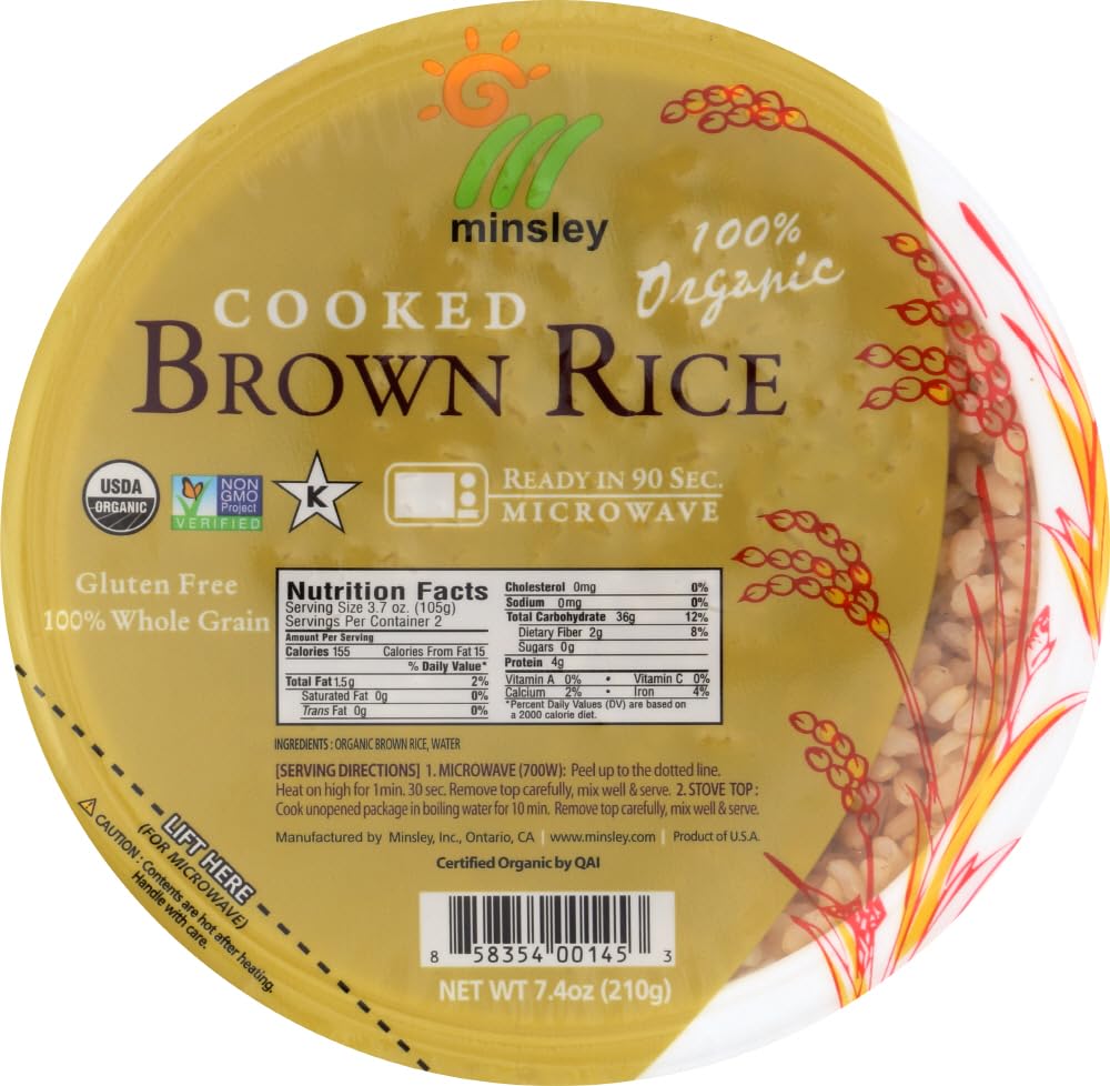 MINSLEY front packaging bowl showing label and quick-heat benefit