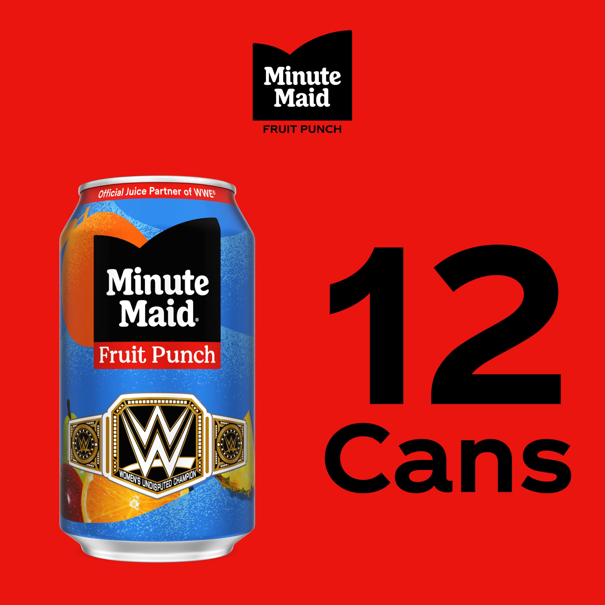 Minute Maid opened can with visible carbonation offering easy refreshment