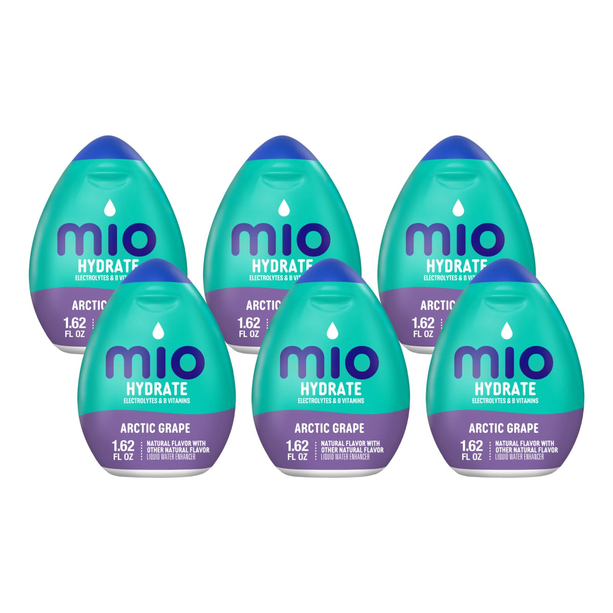 MiO Arctic Grape front packaging showing bottle and label, easy flavor boost