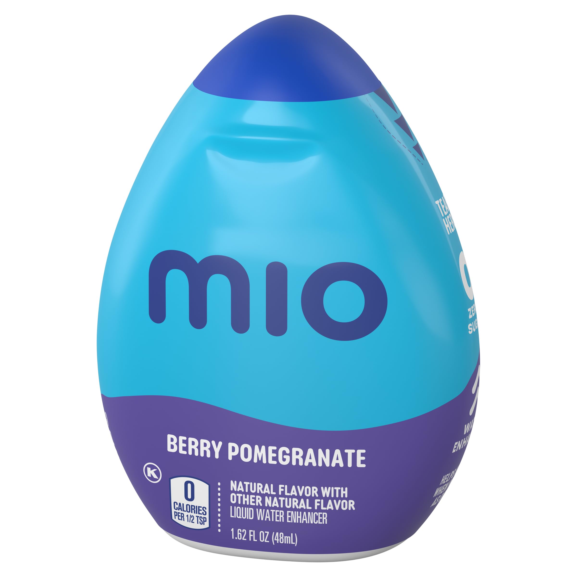 MiO bottle beside reusable water bottle demonstrating travel convenience