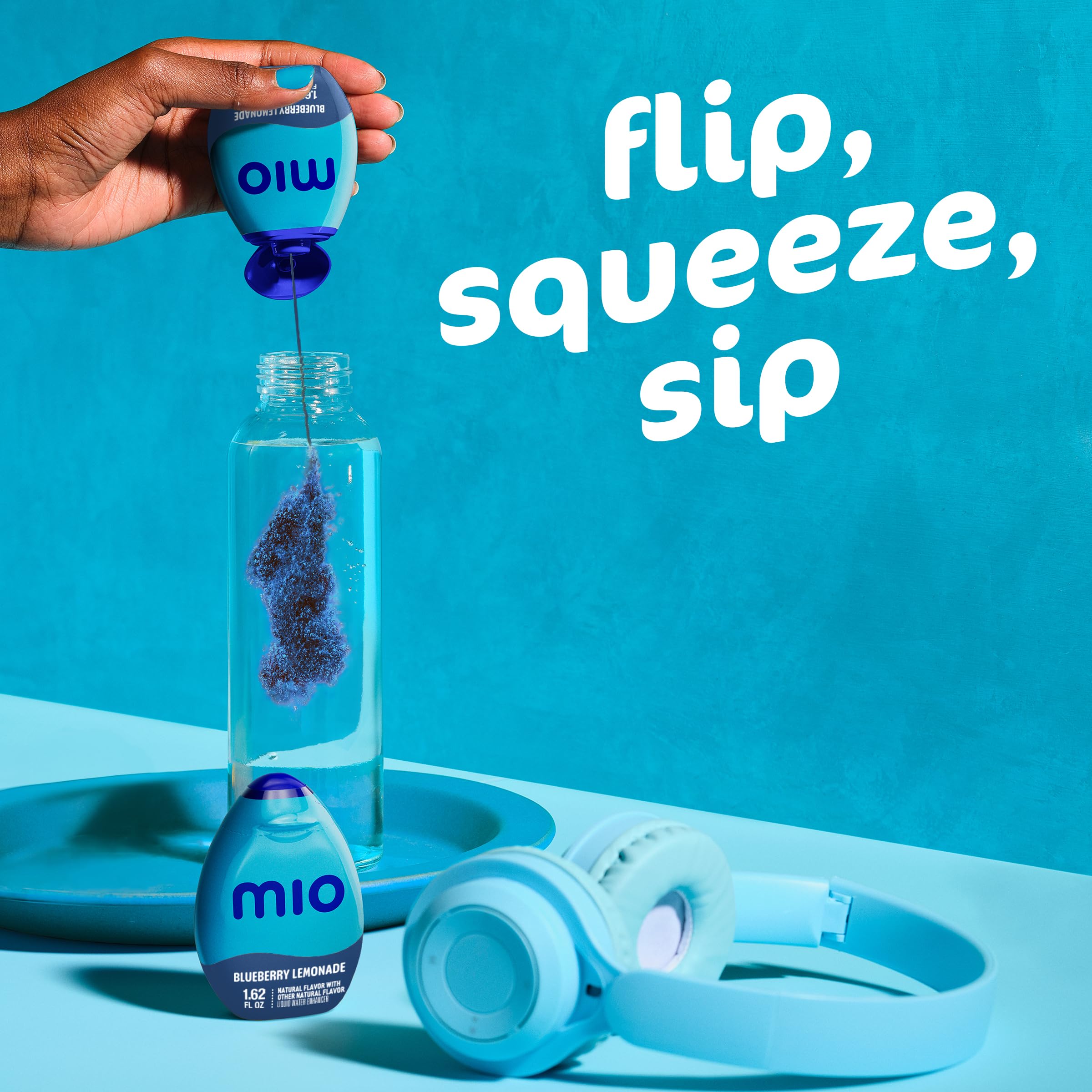 Mio four-pack lineup showing multiple bottles for long-lasting value