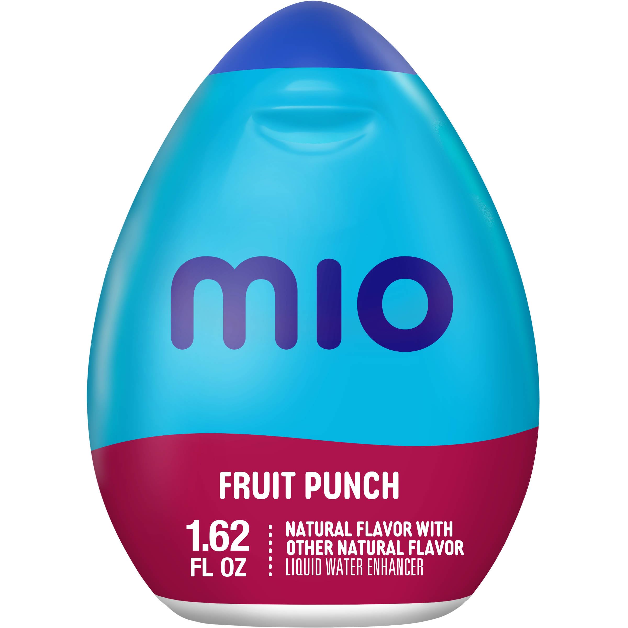 Mio Fruit Punch slim bottle in hand demonstrating portable convenience and easy use