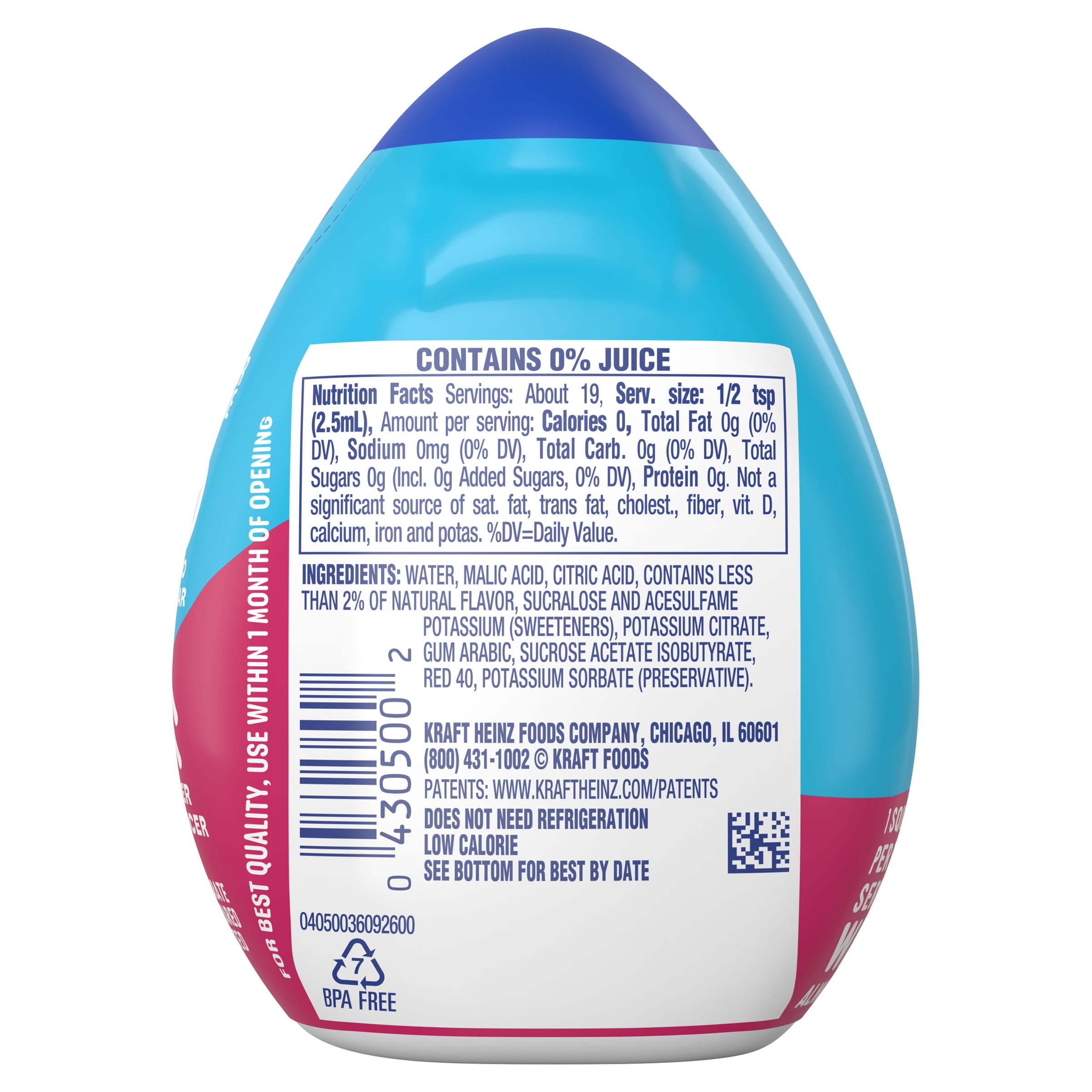 Squeezing MiO bottle into water demonstrating easy one-squeeze flavoring