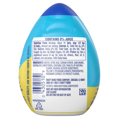 MiO bottle in hand illustrating portable size for on-the-go convenience