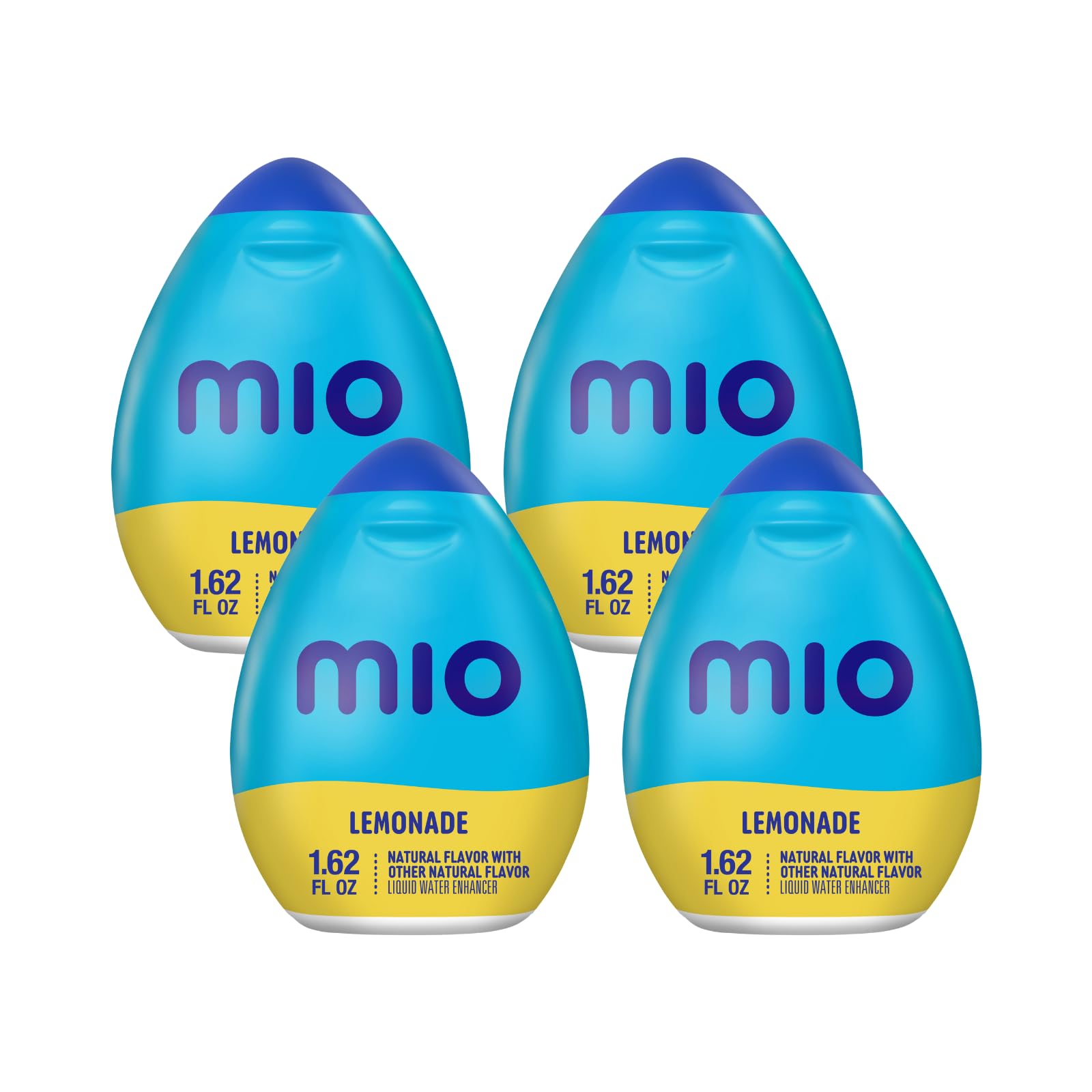 MiO bottle front packaging showing lemonade label and size benefit