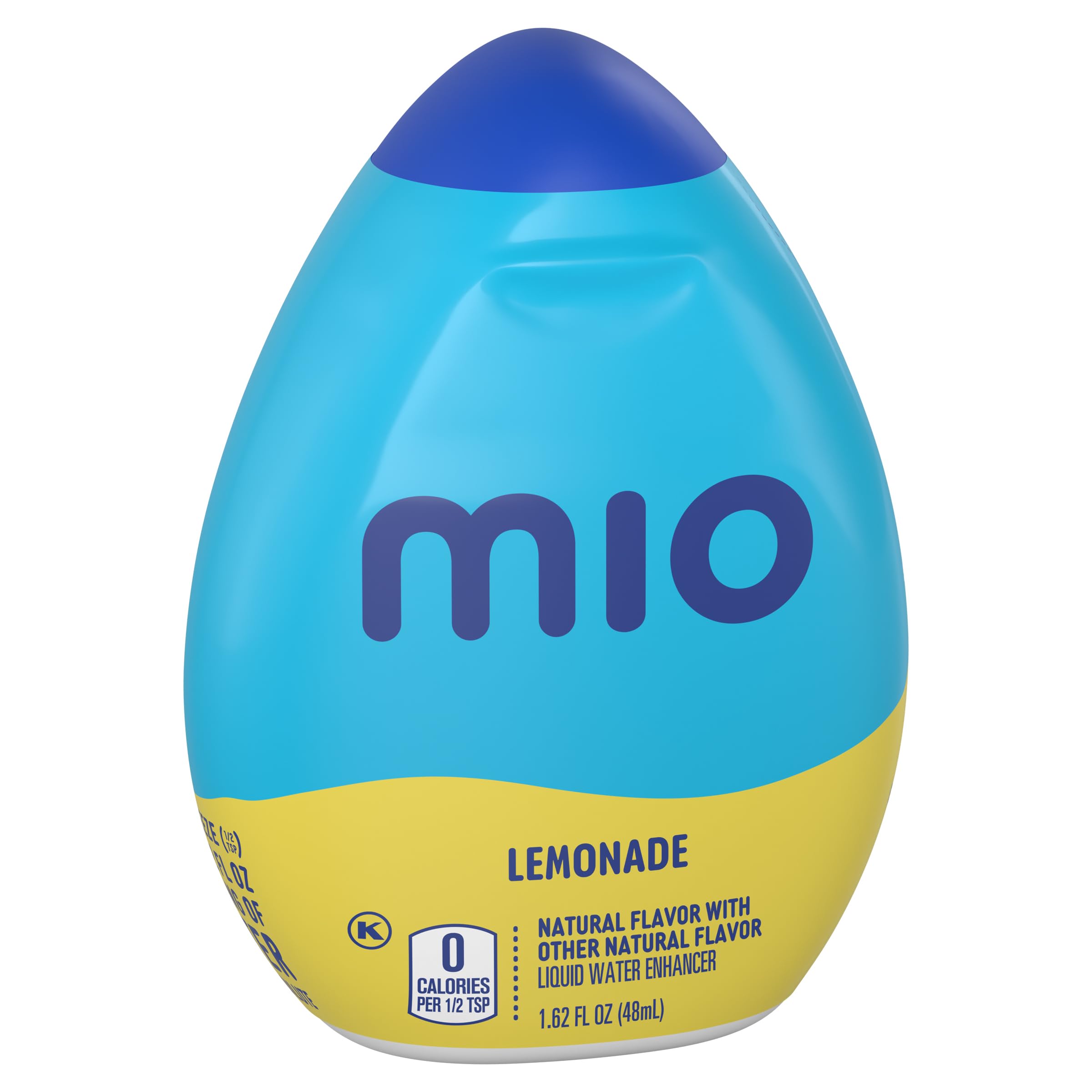 MiO squeezed into water showing instant lemon flavor boost