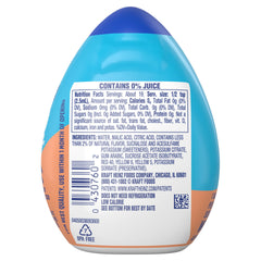 MiO Peach Mango bottle cap detail illustrating squeeze-top for easy measured pouring on the go