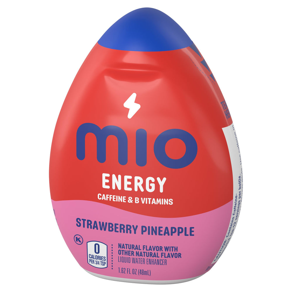 Mio pouring flavor into water showing easy customization of taste