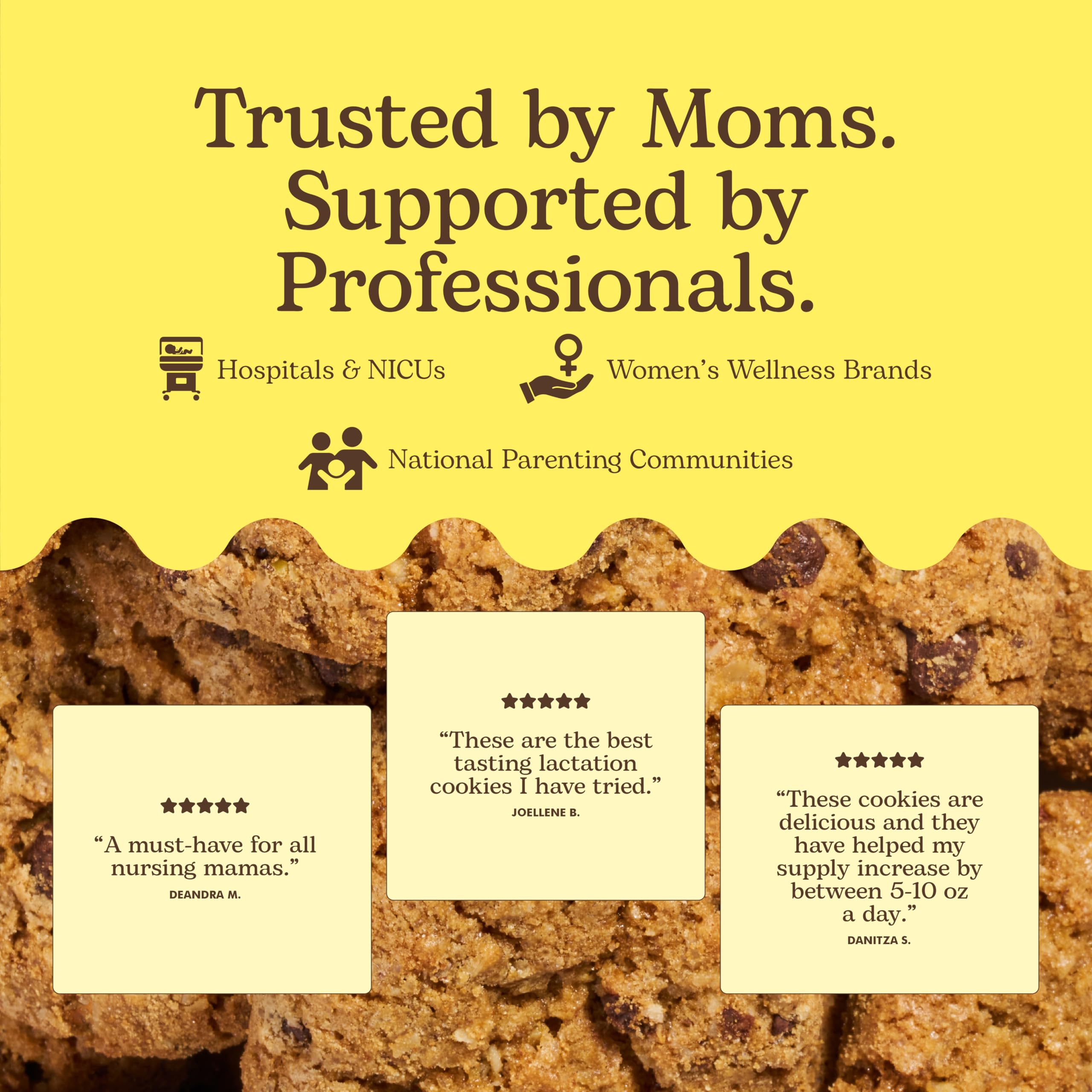 Miracle Mama cookies on a kitchen counter for everyday postpartum routines