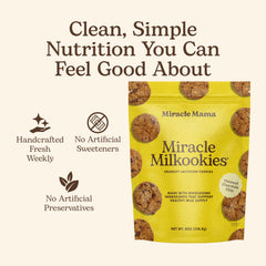 Miracle Mama open pouch with cookies ready to grab for convenience