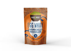 Miracle Noodle open pouch displaying ready-to-eat vermicelli for quick meals