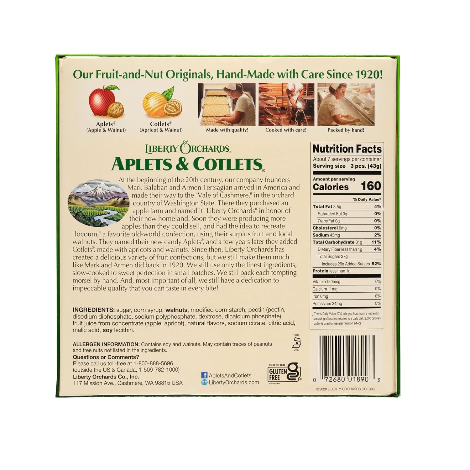 Mise Mise Liberty Orchards displayed in a gift basket, ideal for gifting and entertaining