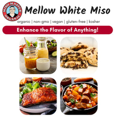 Miso Master spoon scooping paste from tub highlighting freshness and use