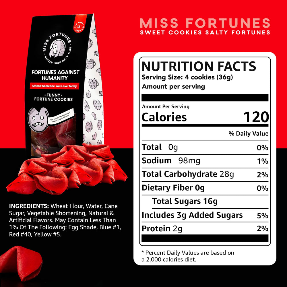MISS FORTUNES individually wrapped cookie ready to hand out at parties