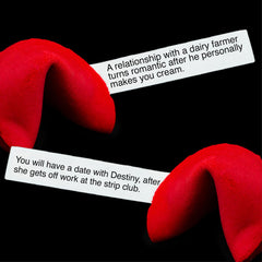 Miss Fortunes cookie edge texture close-up, shows crisp vegan crunch