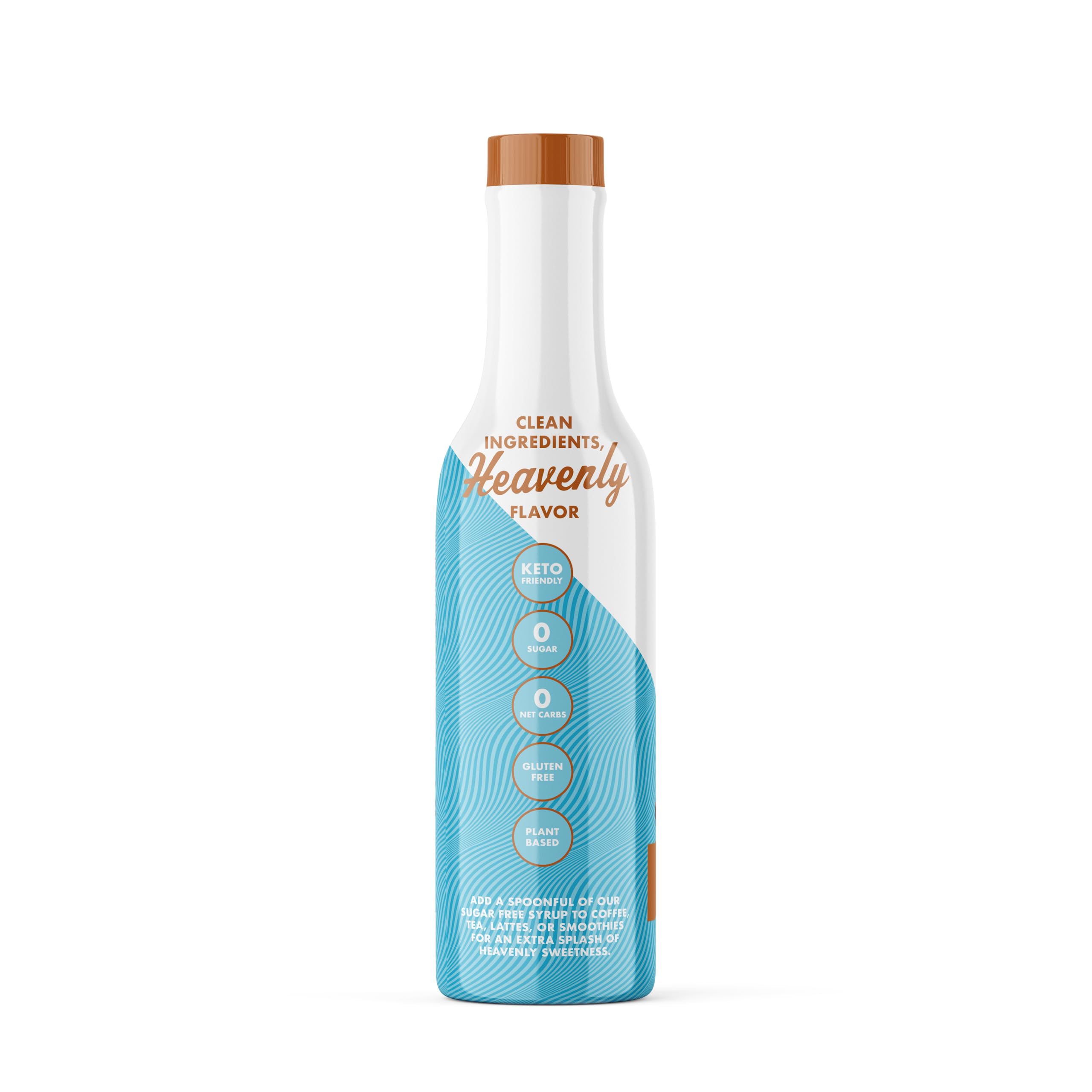 Miss Mary's syrup pouring close-up showing texture and smooth caramel benefit