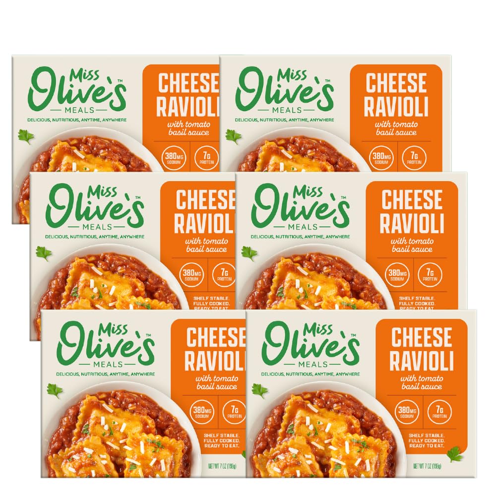 Miss Olive's front packaging showing product and convenience benefits
