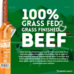 Mission Meats individually wrapped stick ready-to-go with portion control benefit